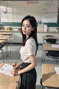 成年儿子角色海报：一位承受长期备考压力的青年形象，身后是书桌、书架与学习资料
